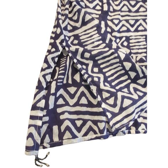 Roller Rabbit Purple aztec print  tunic Cotton Small - Picture 6 of 8